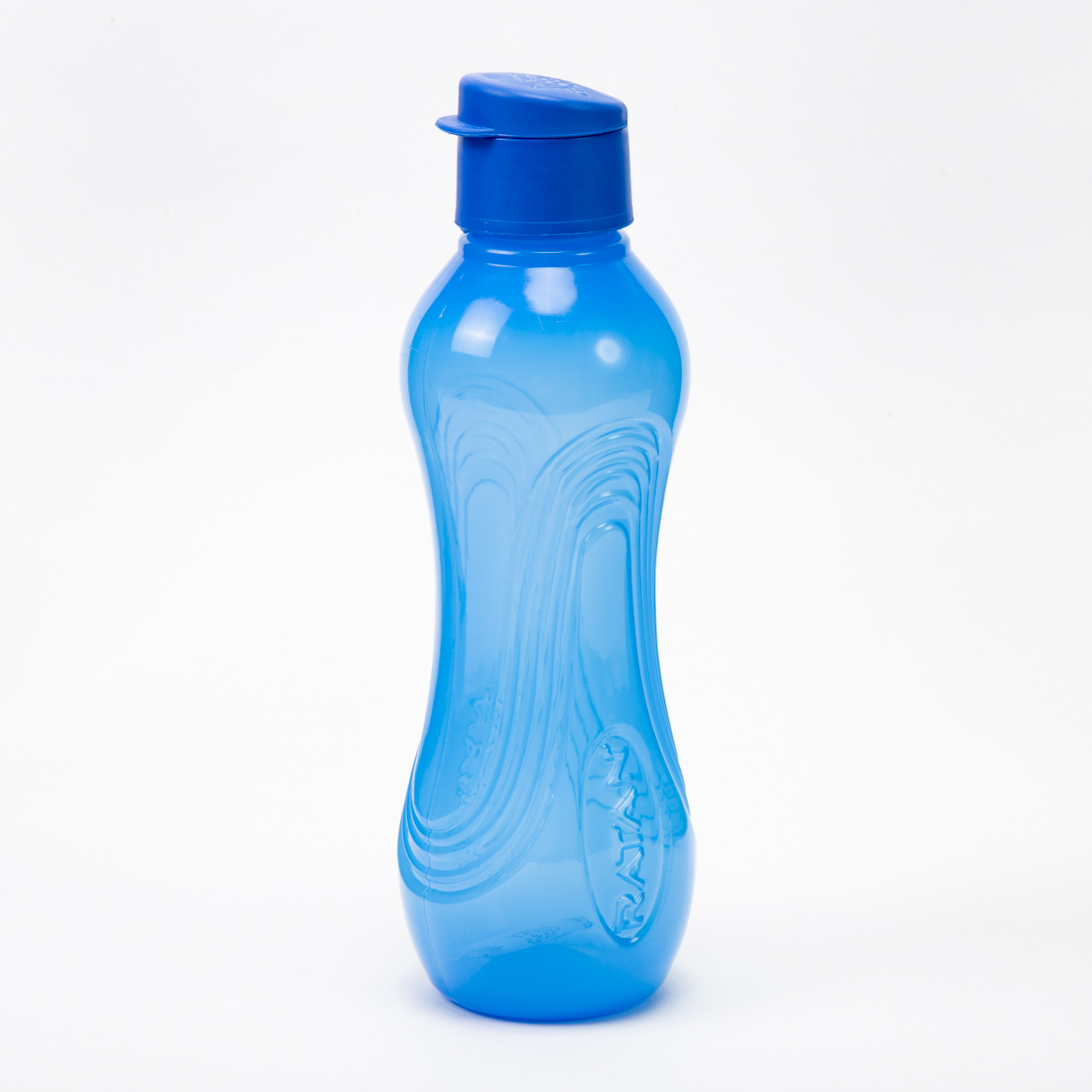 Envase plástico liso tapa 500ml azul