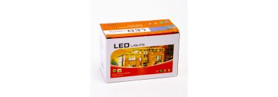 Cascada lluvia luz led cálida 3 metros 96 luces