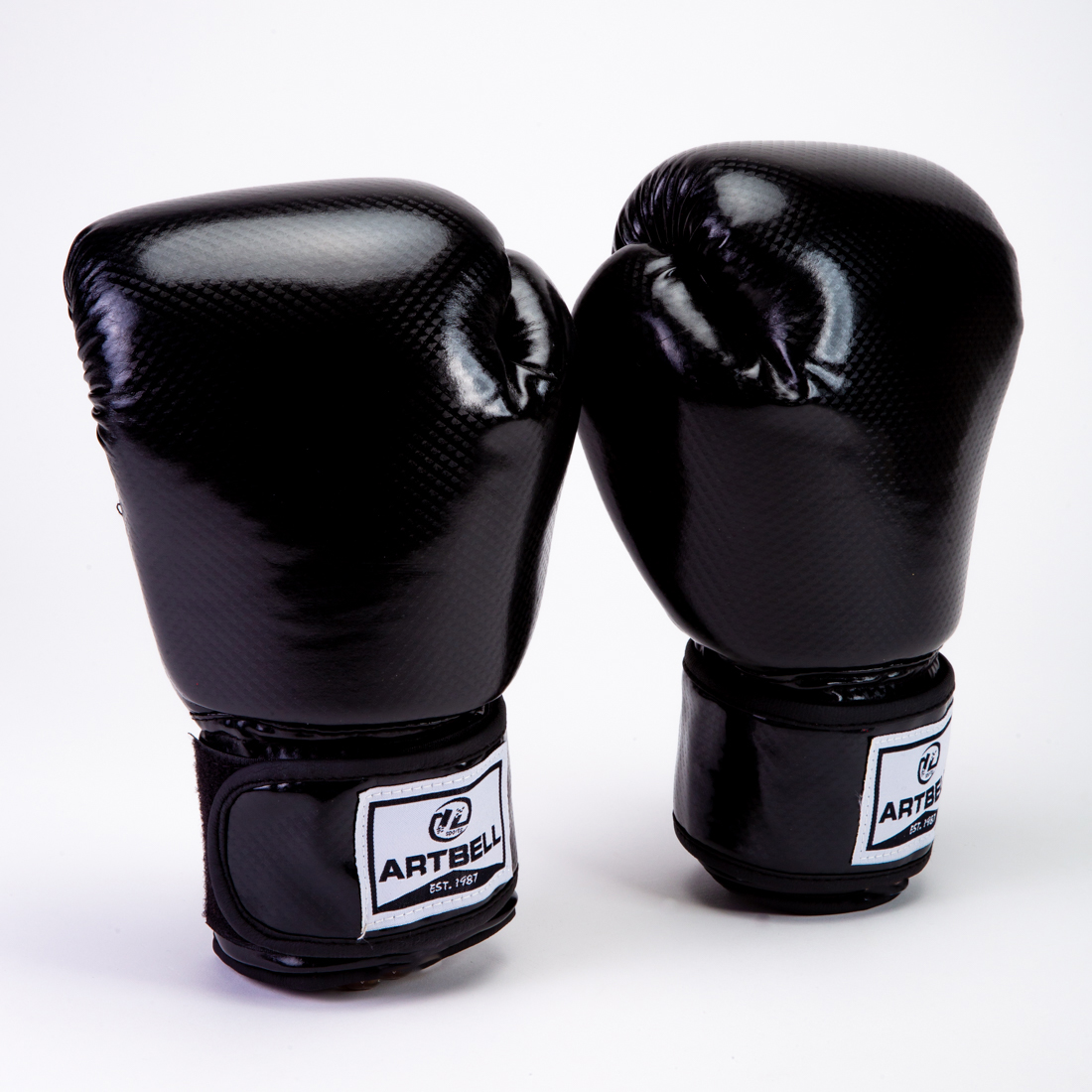 Guante boxeo Artbell velcro 12oz negro