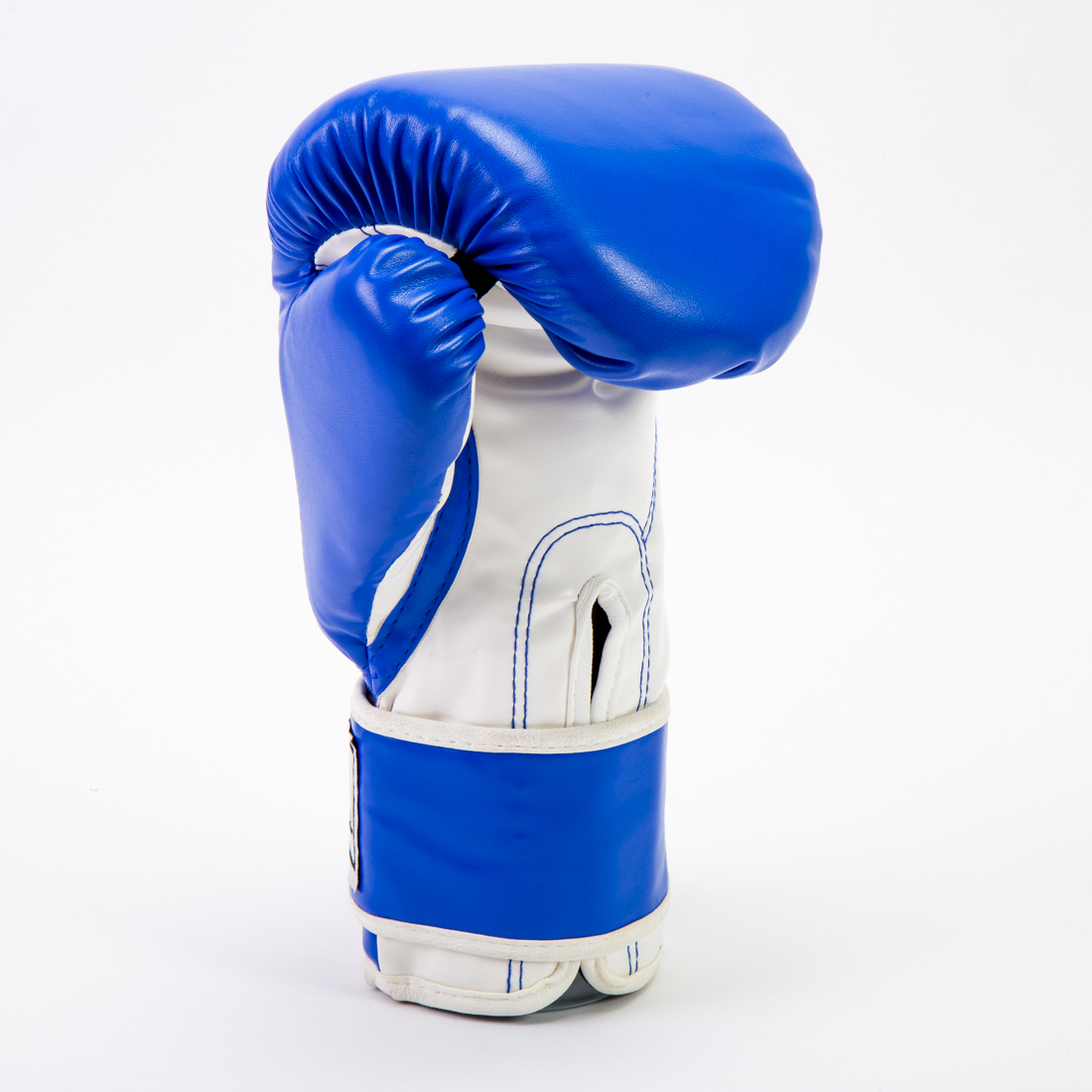 Guante boxeo Artbell velcro liso 10oz azul