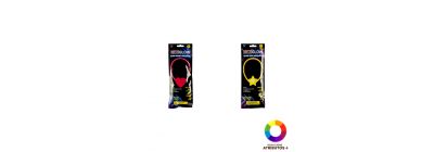 Collar plástico luz neón