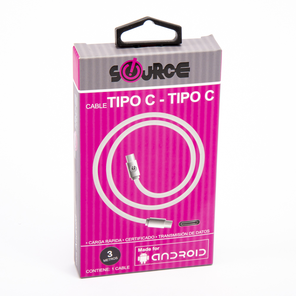Cable source tipo C 3m