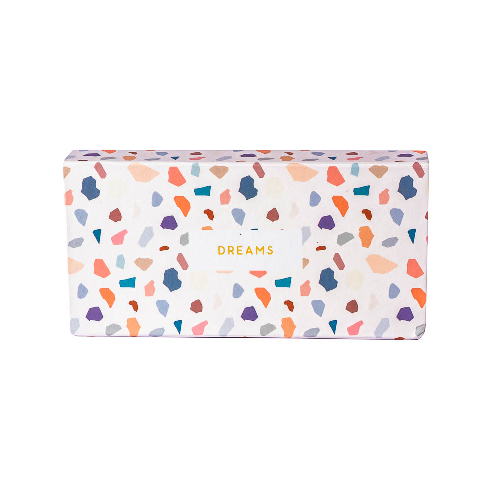 Caja cartón rectangular estampada dreams pequeña