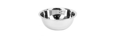 Bowl acero inoxidable liso 2500ml plateado