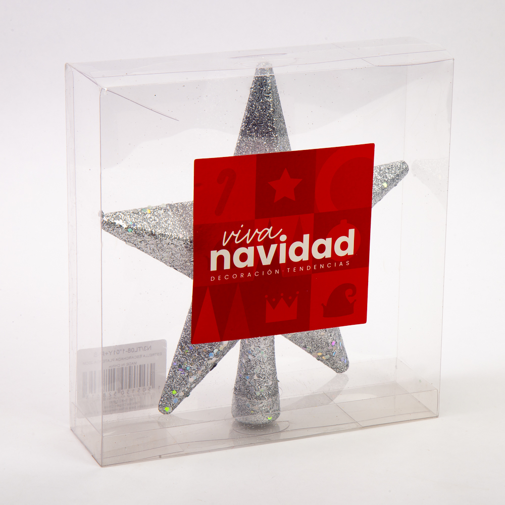 Estrella árbol escarcha 20cm