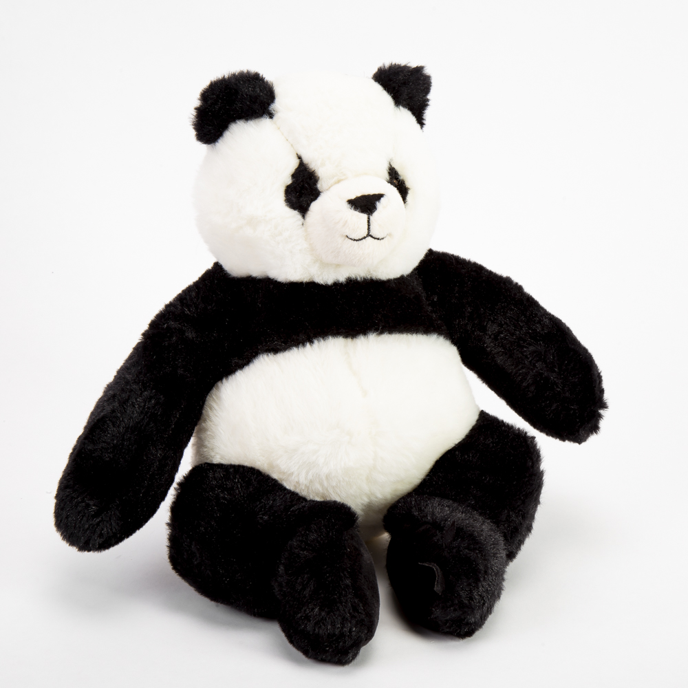 Peluche panda sentado 10pulg 