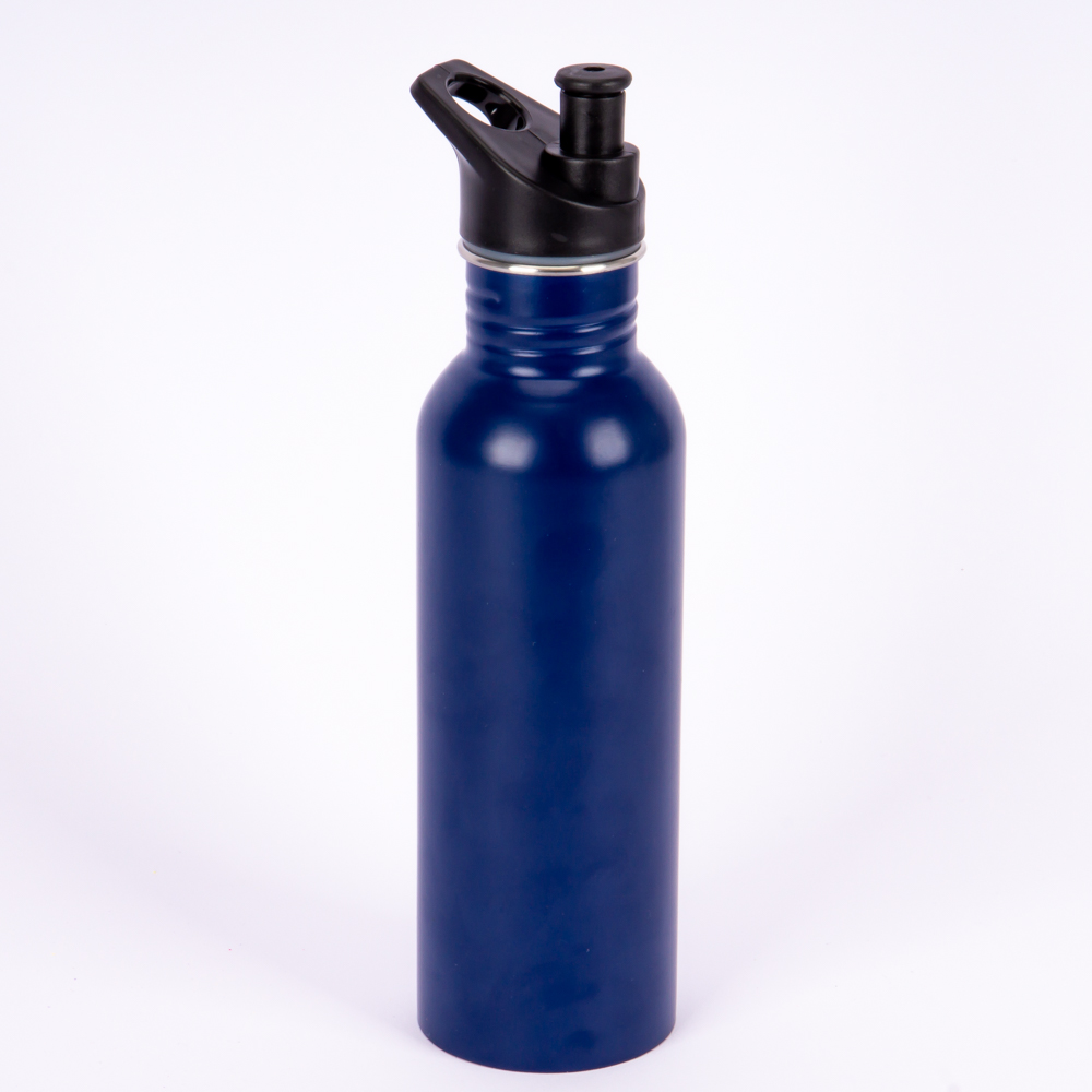 Botella aluminio lisa 750ml con asa surtido