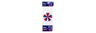 Abanico papel tricolor 50cm