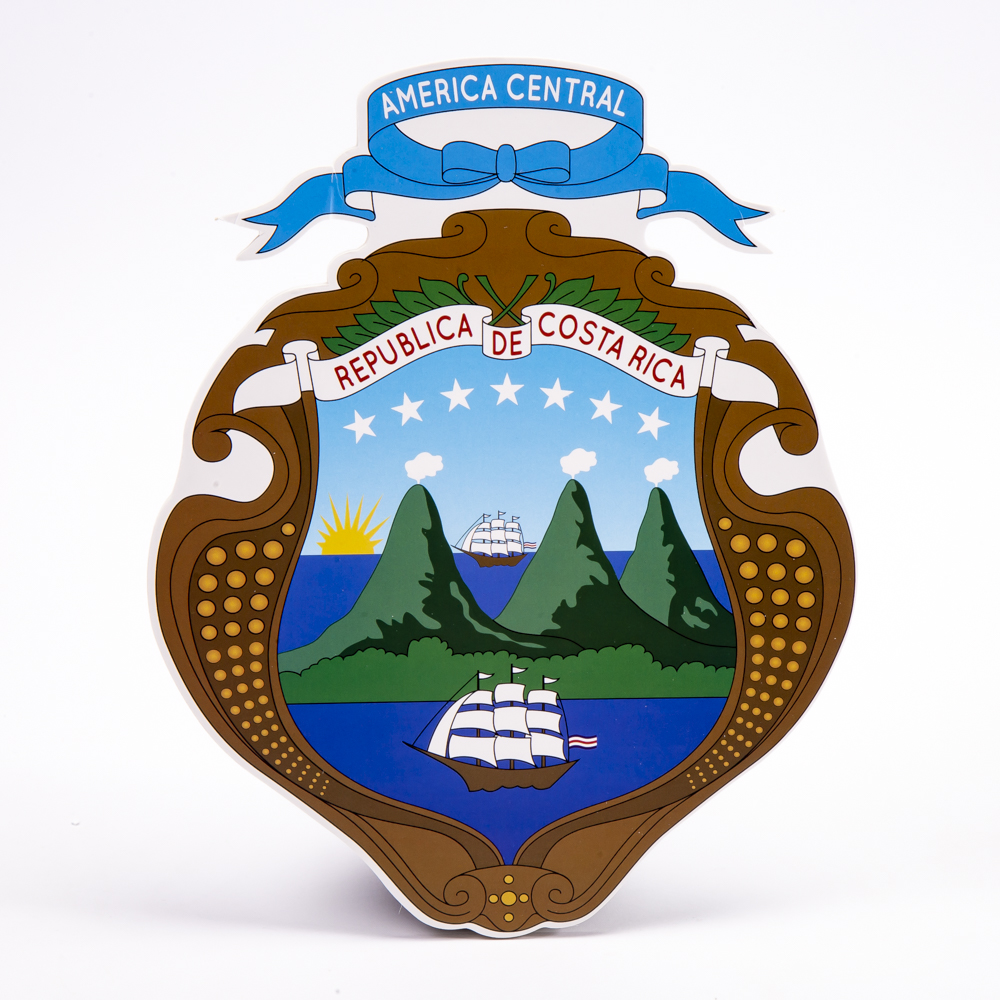 Escudo costarricense 25cm