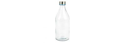 Botella vidrio con tapa 1000ml