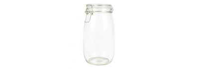Recipiente vidrio 1.5l redondo hermético