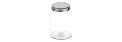 Frasco vidrio redondo con tapa para conserva 500ml