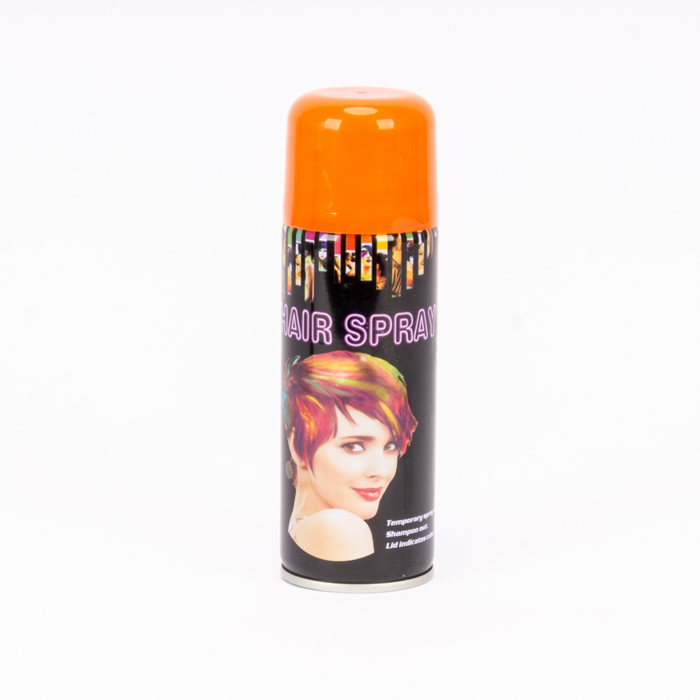 Spray temporal para cabello 80g naranja