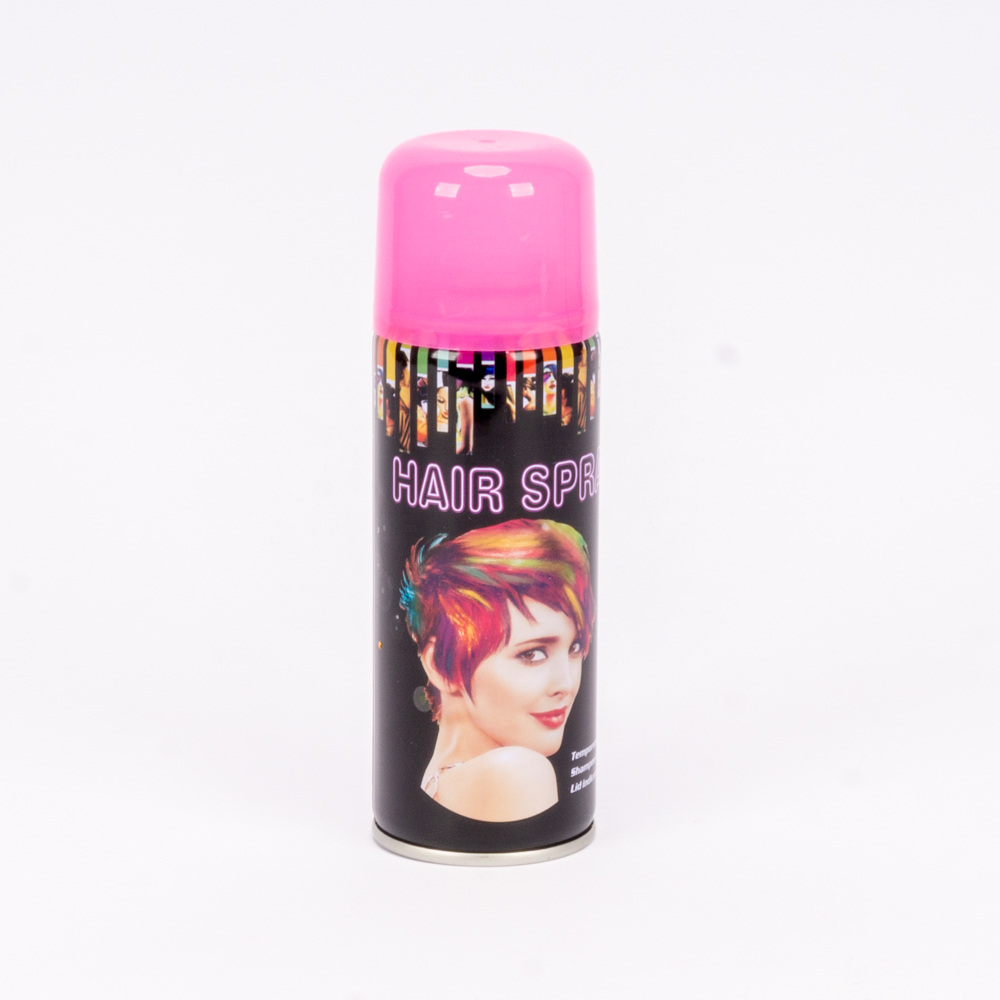 Spray temporal para cabello 80g rosado