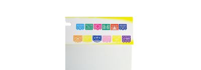 Banderín temática mexicana