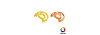 Pandereta media luna lisa