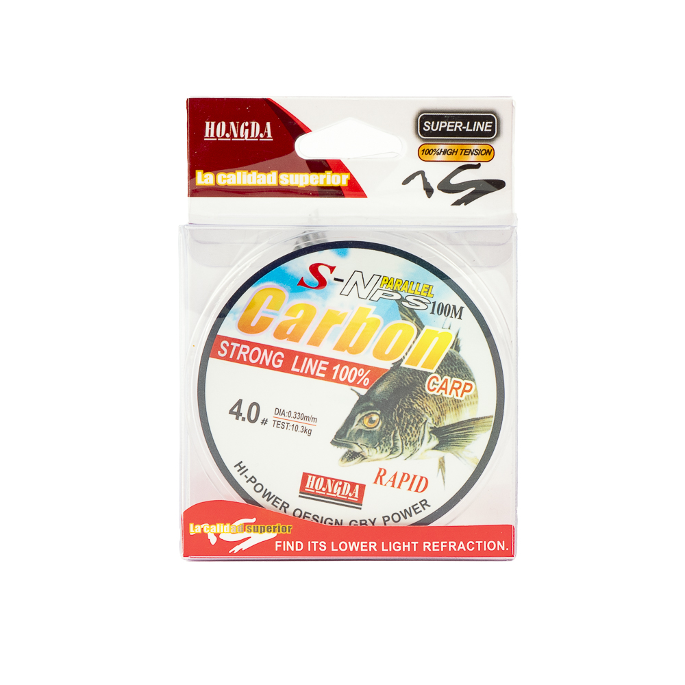 Cuerda nylon para pesca 100mx0.5mm transparente