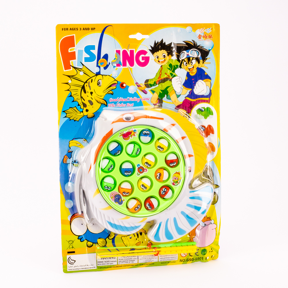 Juego pesca magnético 19pzas 38x26cm +3a surtido