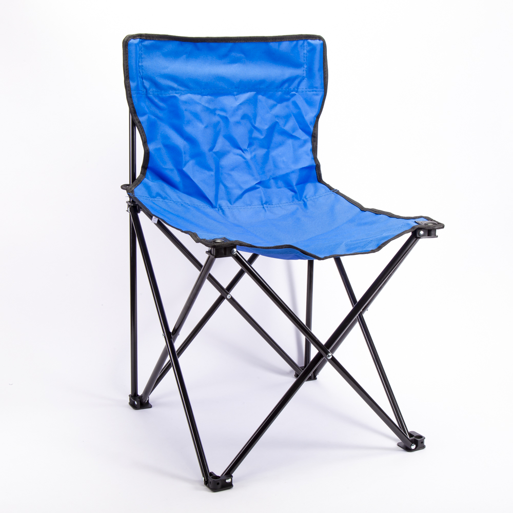 Silla tela playa 45x45x70cm azul