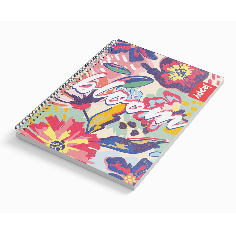 Cuaderno espiral estampado 60h