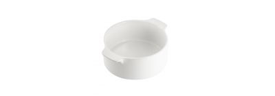 Bowl porcelana liso 22.8x18.5x8.1cm blanco