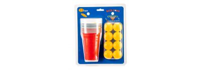 Juego plástico beer pong