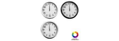 Reloj pared plástico 30 cm