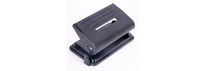 Perforador metálico liso 8cm negro