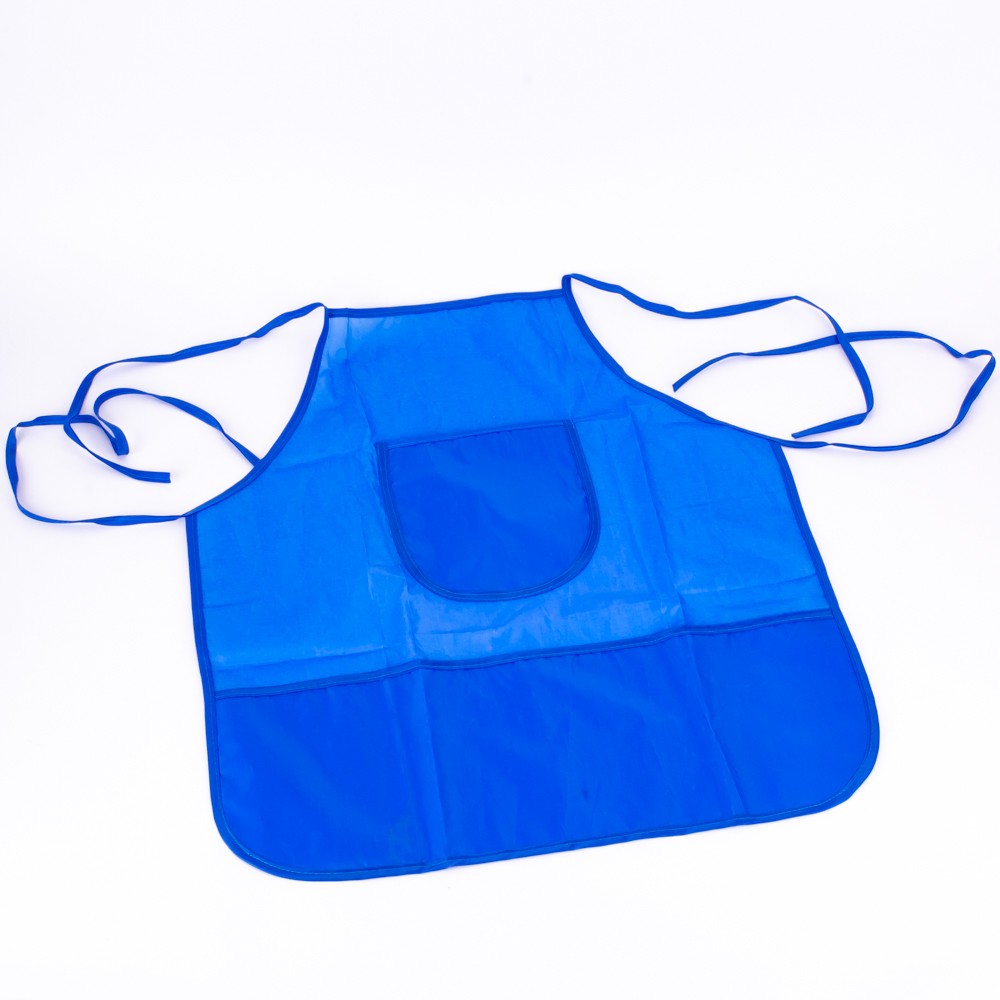 Delantal tela infantil liso 49x55cm 3-6a 