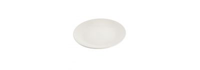 Plato cerámica plano 8pulg beige