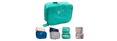 Cosmetiquera lisa con zipper