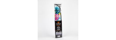 Parasol estampado piña 140x70cm surtido