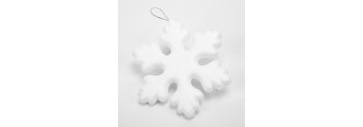 Figura colgante copo nieve