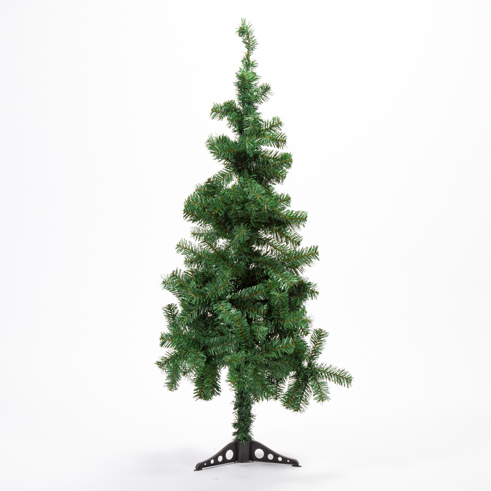 Árbol plástico navideño 200 ramas 120cm verde