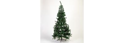 Árbol plástico navideño 750 ramas 1.8m verde