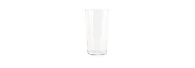 Vaso vidrio liso assos 490ml 16oz transparente