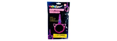 Diadema unicornio neón