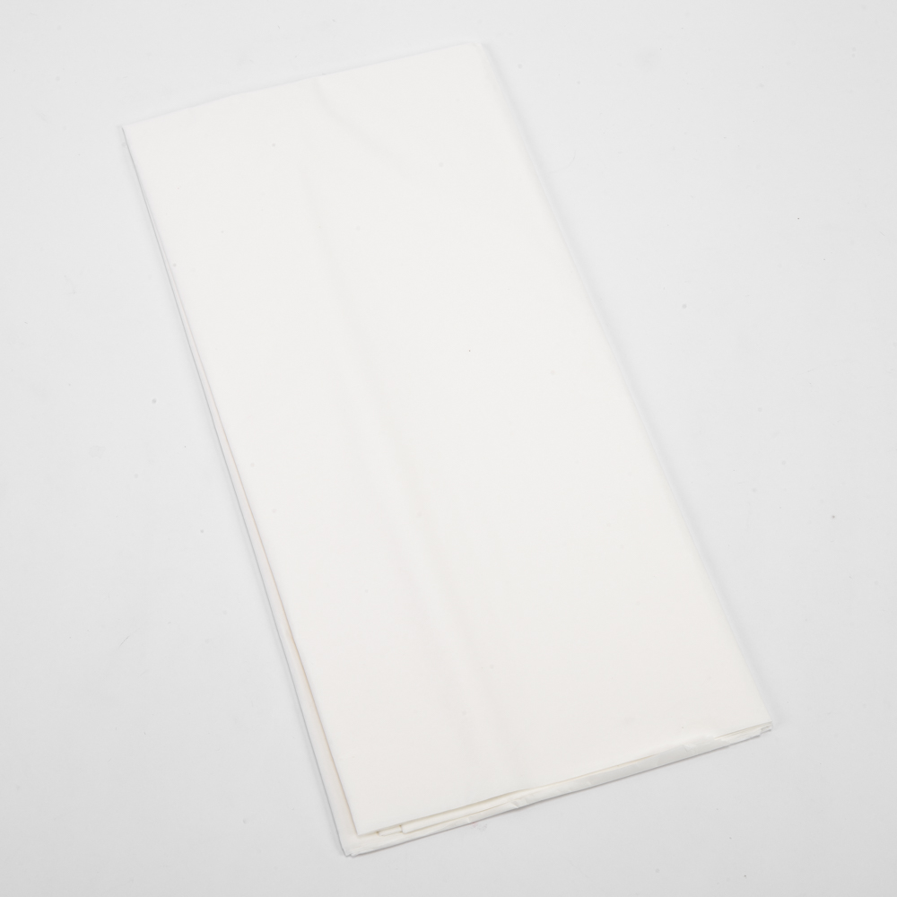 Papel seda liso 50.8x66cm 4und blanco