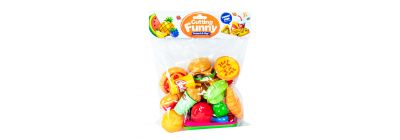Accesorio plástico comida rapida 16pzas +3a