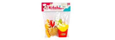 Accesorio plástico comida rapida 7pzas +3a