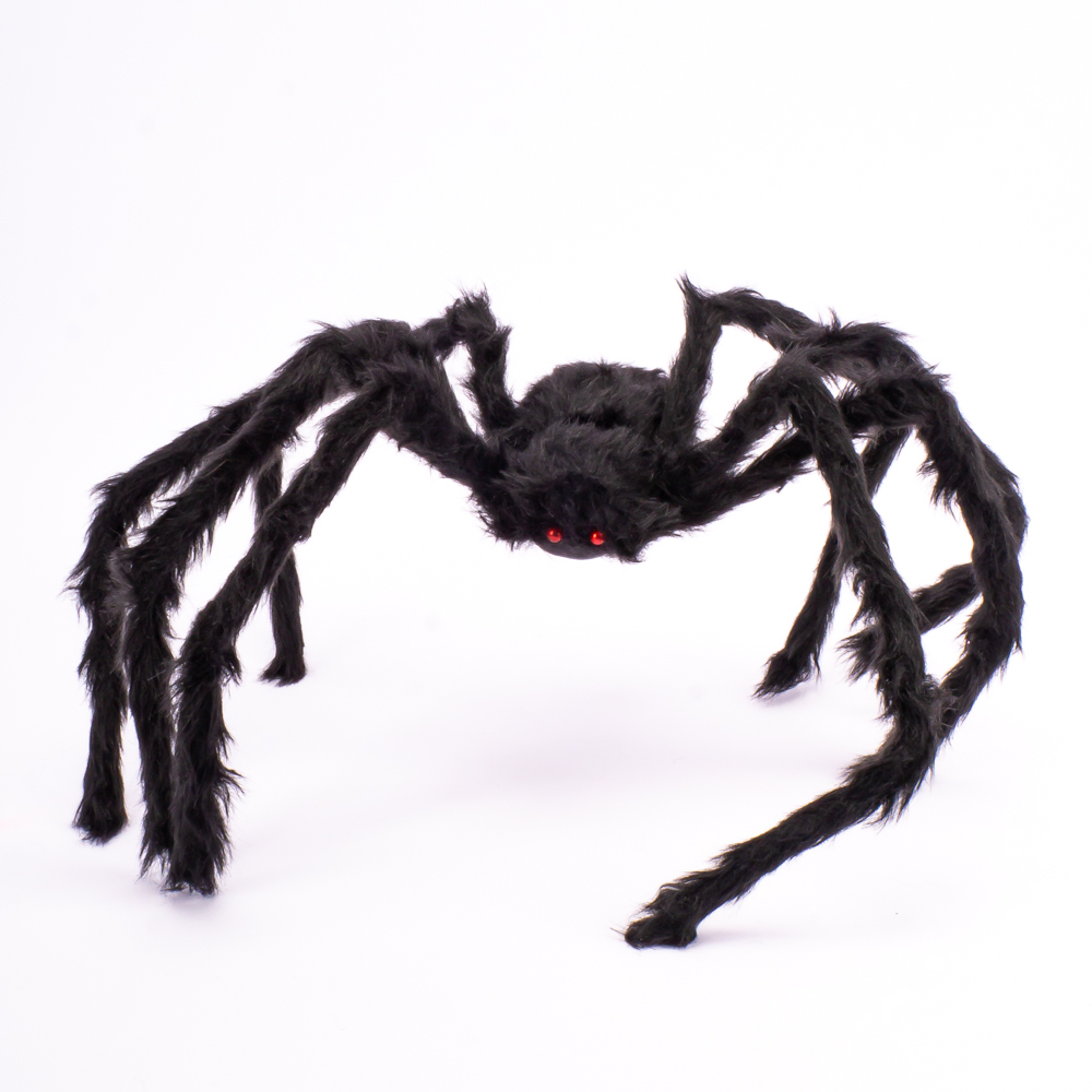 Araña afelpada plegable 85cm negro