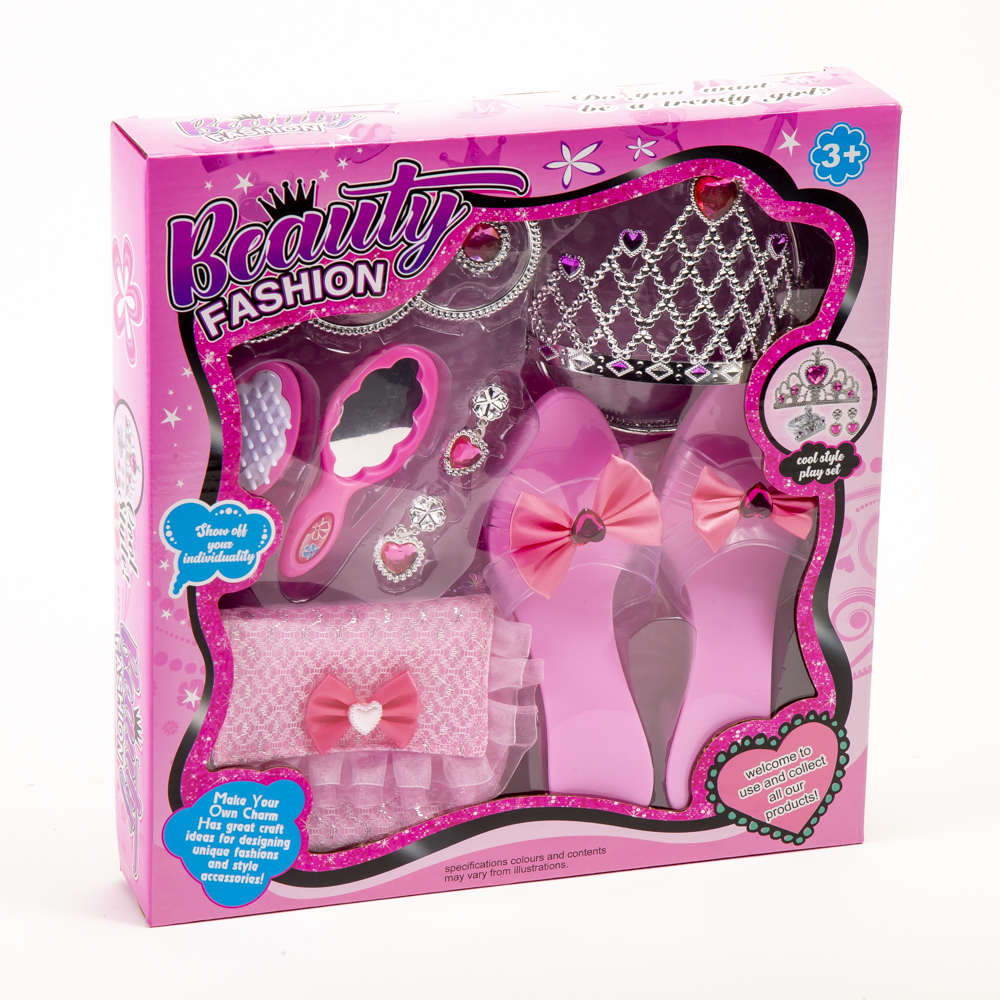 Accesorio plástico princesa 9pzas +3a