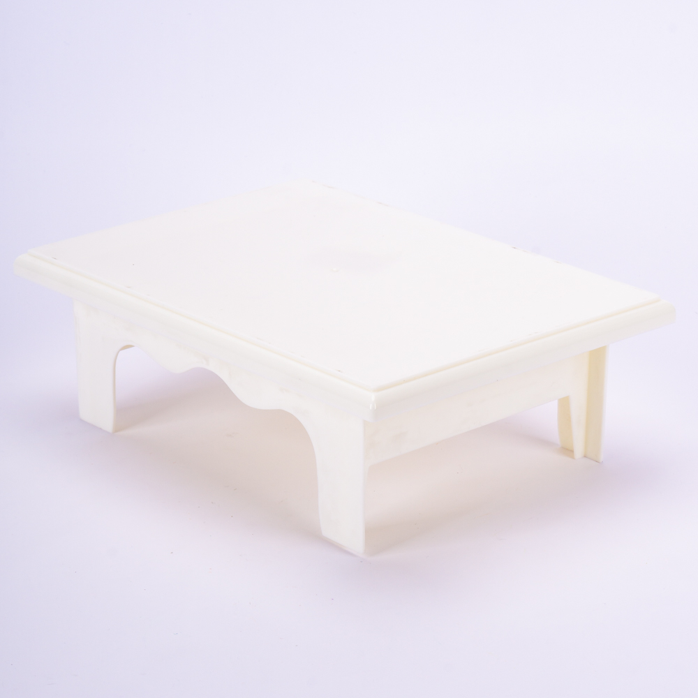 Base plástica para pastel rectangular 25x18x8cm blanco