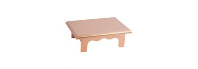 Base plástica lisa para pastel oro rosa