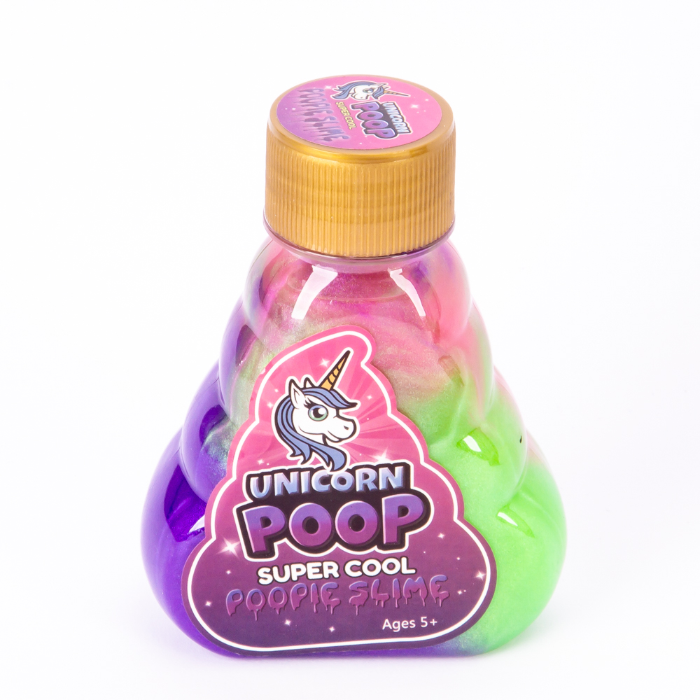 Slime unicorn poop escarchado 10.5cm +5a multicolor