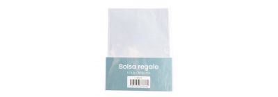 Bolsa plástico lisa 25und transparente