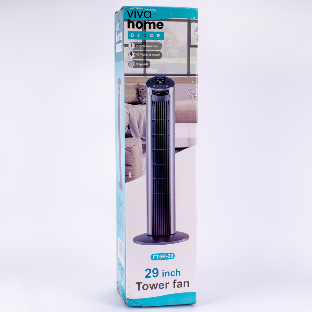 Ventilador torre 110v/60hz 40w 29pulg gris