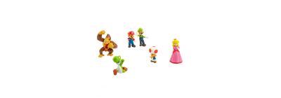 Minifigura Super Mario 6pzas +3a surtido