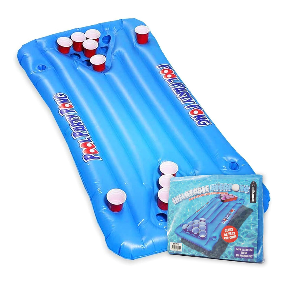 Juego adulto plástico inflable beer pong 