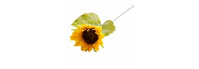 Flor artificial girasol 17x14x71cm 